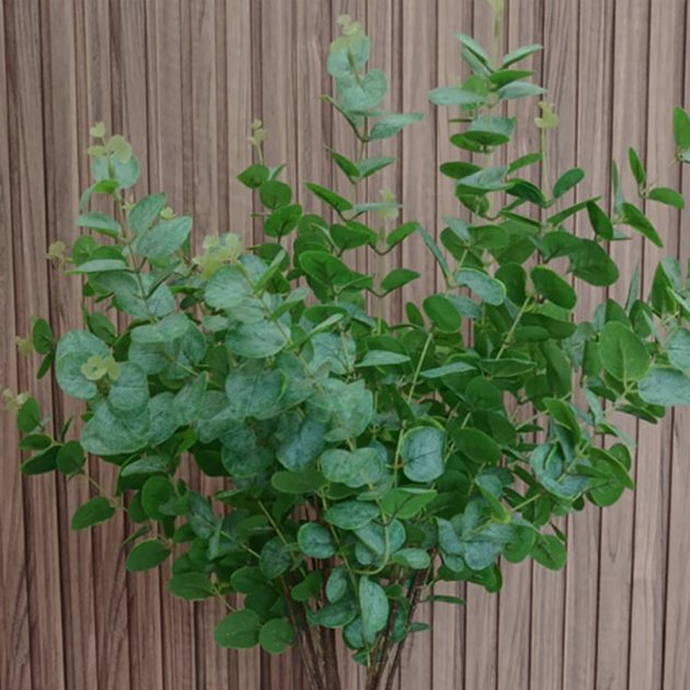 Vase Élégant avec Eucalyptus Artificiel – Image 4